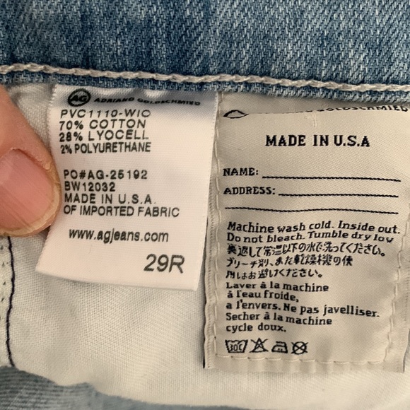 2 for $75 Adriano Goldschmied Jeans, The Stilt. Cigarette leg - Picture 5 of 9
